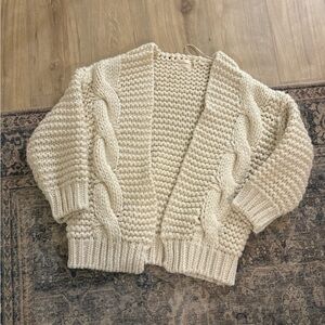 Chunky Knit Cream Sweater
